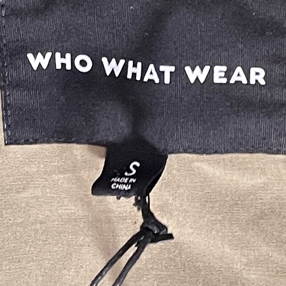 #050,Who What Wear trench jacket, size S, NWT - Picture 4 of 4